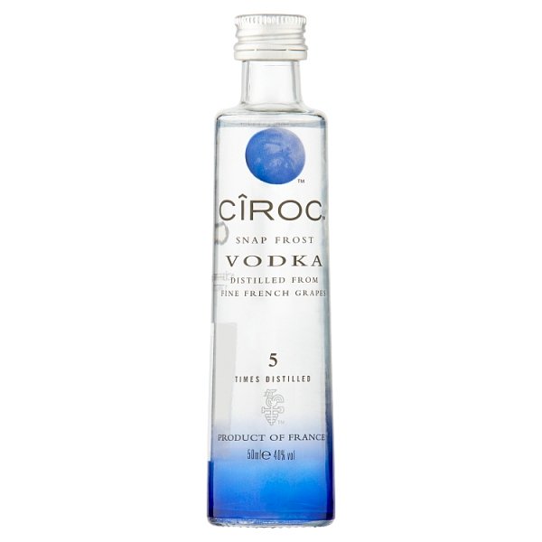 Cîroc Vodka Blue Dot Miniatures 12 x 5cl