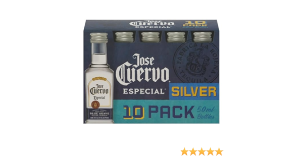 Jose Cuervo Silver Miniatures 10 x 5cl