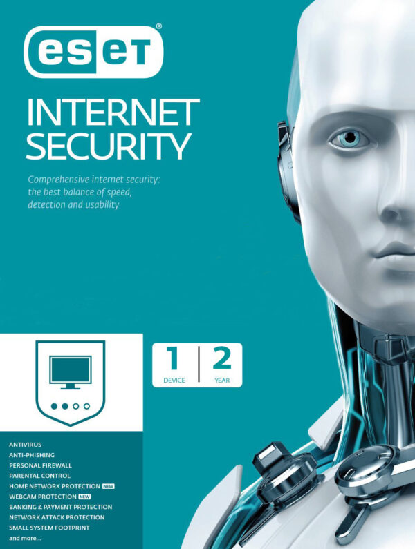 ESET Internet Security 1 Device 2 Year Windows/Mac/Android/iOS