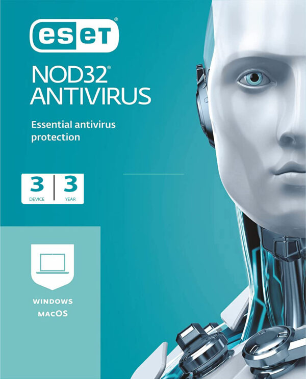 ESET NOD32 Antivirus 3 Devices 3 Year Windows/Mac/Android/iOS