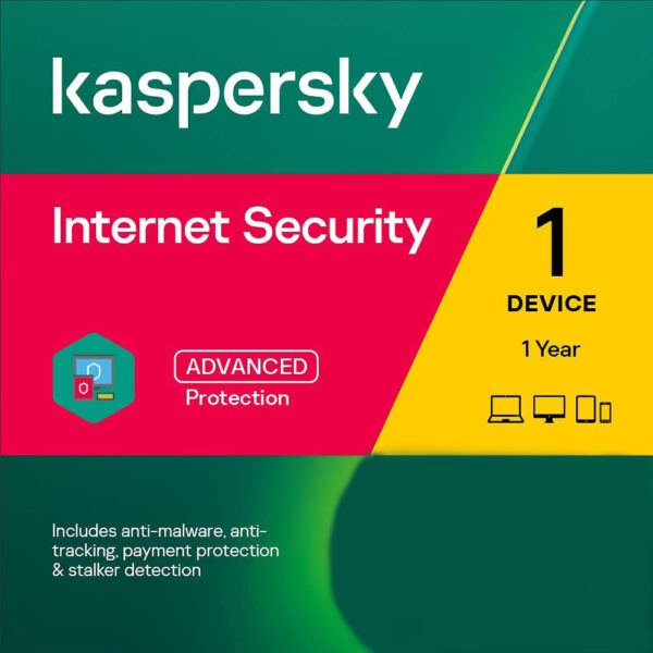 Kaspersky Internet Security 1 Device 1 Year Windows/Mac/Android/iOS